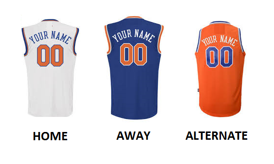 (image for) NEW YORK PRO BASKETBALL Number Kit - Click Image to Close